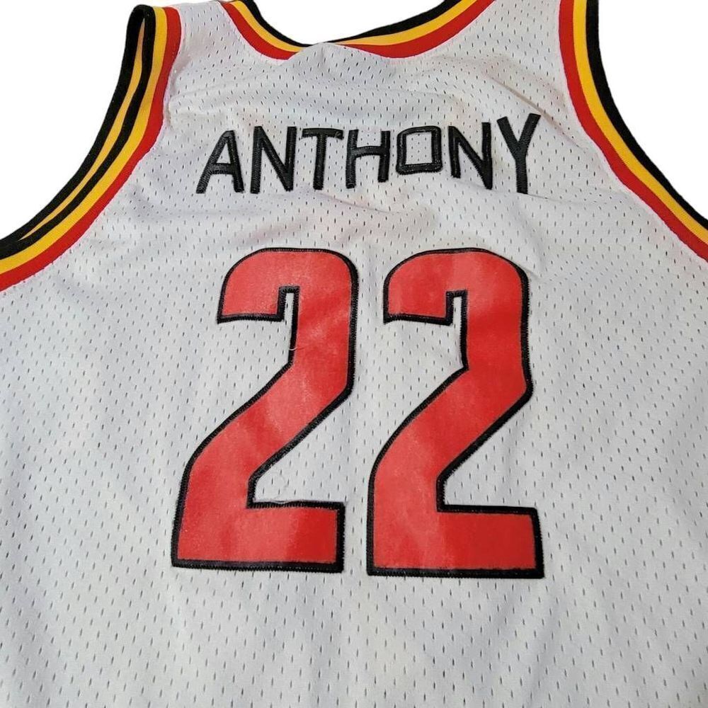 Vintage Carmelo Anthony #22 Oak Hill High School Stitched Jersey Size XL